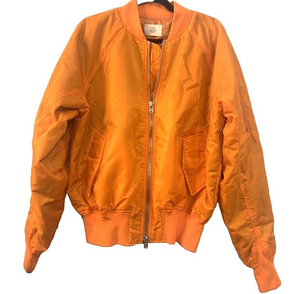 Fear of God Jacket Men's Size M Bomber Orange Collection Two 2016-2017 FOG - Picture 1 of 14